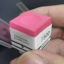 Professional Billiard Chalk Powder - Enhances Grip, Suitable For 8-9 Ball Snooker, Unbreakable, Individually Packaged, Available In Pink Color - Multicolor - View 5