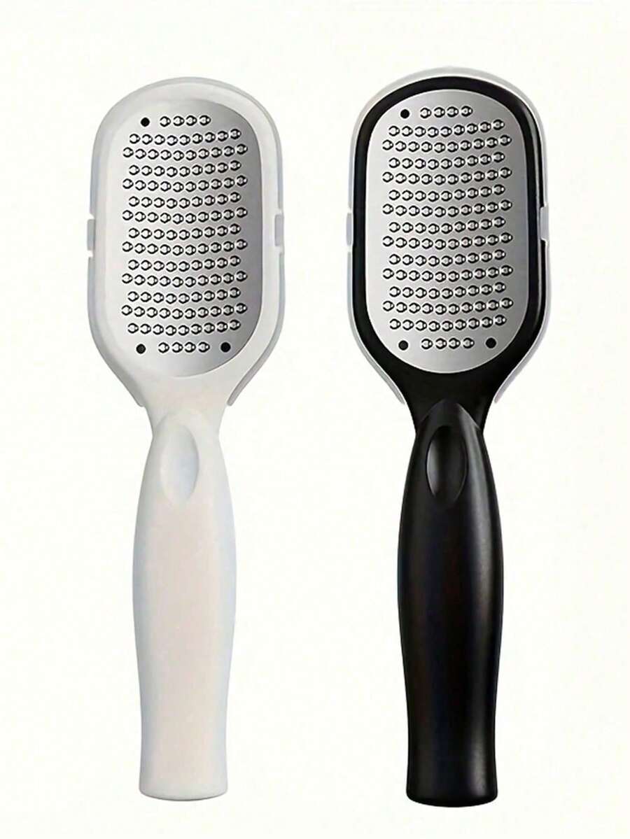 This Stainless Steel Foot File/Callus Remover Features A Splash-Proof Design, An Ergonomic Handle, And A Durable, Double-Sided Coarse-Fine Sanding Finish. Suitable For Home Foot And Hand Care. This Foot Care Tool Can Remove Calluses. - A - View 1