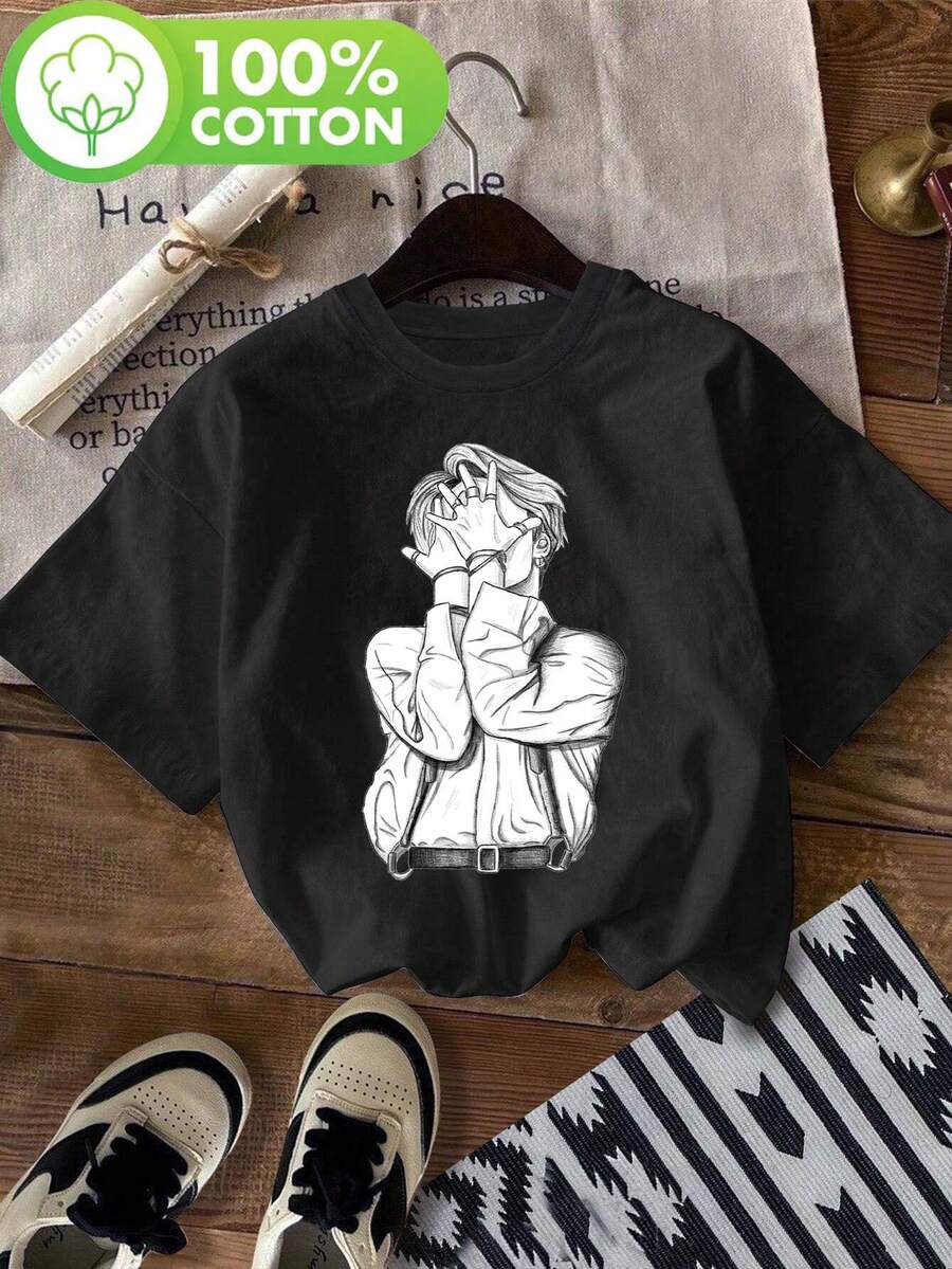 Women T-Shirts - Black - View 1