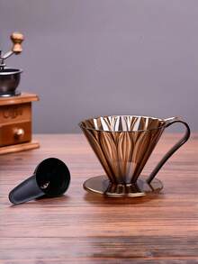1 Coffee Dropper, Hand Brewed Coffee Filter Cup, Recommended For Beginners, Drip Filter, Household Coffee Pot, Coffee Utensil, Included Spoon, Suitable For: Durable Plastic Inverted Filter For Home, Kitchen, Restaurant, Office And Travel, Classic Reusable Plastic Coffee Drip Filter And Filter Cup. - Multicolor - View 11