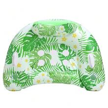 Silla flotante inflable con forma de U y patrón de hoja de arce para adultos de gran tamaño, vehículo flotante de recreación acuática simple, vehículo flotante inflable de PVC con hoja de arce, silla flotante inflable con 2 portavasos, cama flotante plegable con forma de U con hoja de arce, silla de ocio acuático, fiesta en la piscina, diversión en la playa - Múltiples estilos - Ver 28