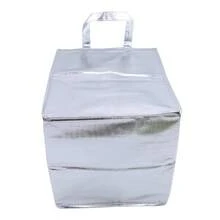 Bolsas de aluminio para almacenamiento de hielo, bolsa térmica aislada para comida de playa, cajas duraderas para exteriores, bolsa refrigeradora plegable, bolsa para almuerzo y picnic, 1 ud. - 8 pulgadas - Ver 4
