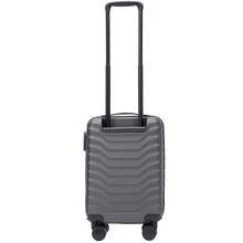 W WINGS مجموعة أمتعة عائلية كبيرة أو حقيبة سفر 14 بوصة 16 18 20 24 28 بوصة ABS+ | قفل مركب، مقبض تلسكوبي، جودة عالية، عجلات دوارة 360° - رمادي - مشاهدة 19