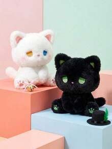 NEWPOKOJA LAND New INS Black & White Plush Doll, Cute Plush EMO Teddy Bear Doll - Black & White Bear Plush Doll - Plush Doll - Gift For Girls - Christmas Gift - Birthday Gift - Aesthetic - Grunge - Couple Game - Cat Gift - Girl's Game - Boy's Game - Interactive - Party Game - I Play - Stitch Toys, Travel Toys, Classroom Fidget Toys, Mini Stuff, Bath Toys, Christmas Stationery, Stress Ball, Birthday Gift, Holiday Gift, Perfect Gift, GiftGOOD - Màu tím đậm - Xem 4