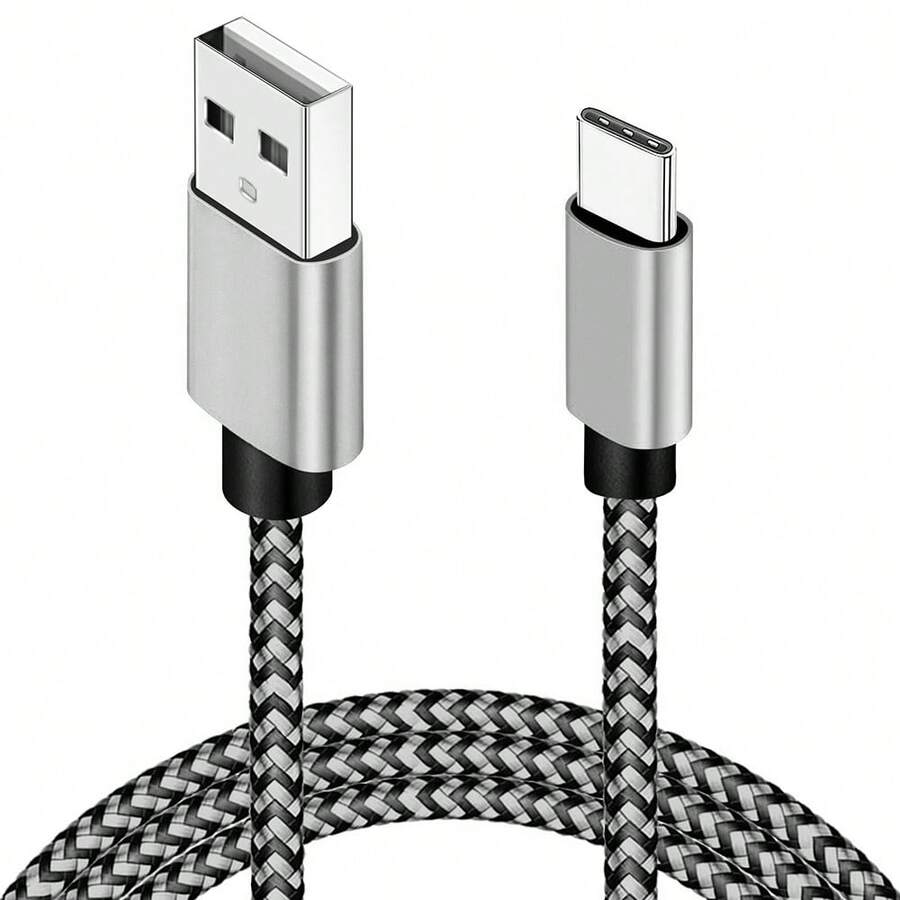 Cáp sạc nhanh USB C 60W, bện nylon, dài 3m/2m/1m, tương thích với dòng 17/16/15, điện thoại thông minh Android, Pixel và tất cả các thiết bị hỗ trợ USB C. Vật dụng cần thiết cho du lịch mùa hè, phụ kiện ô tô không thể thiếu trong kỳ nghỉ. - Xem 1