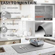 2 JAVL Absorbent Dish Drying Mats - A - View 10