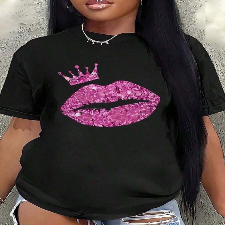 Camiseta negra de manga corta, ligera y duradera, con texto verde, perfecta para salidas informales en casa o en establecimientos de restauración, diseñada para la comodidad diaria. - Blanco - Ver 1