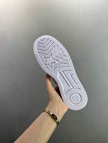 Giày thể thao thường ngày A BATHING APE Bape, phối màu, logo ngôi sao, giày bóng bẩy, thích hợp cho hoạt động thư giãn. - Cá mập đỏ lớn - Xem 8