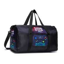 Tas Perjalanan Ukuran Besar untuk Anak Laki-laki dengan Motif Permainan, Tas Menginap, Tas Akhir Pekan, Tas Olahraga, Hadiah - Tas perjalanan permainan - View 2