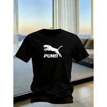 Men's New Summer 2026 Collection Casual T-Shirt, Unisex, Short Sleeve. Set Of 3 Men's Crew Neck T-Shirts For Sports, Fitness, And Outdoor Training. Comfortable, Breathable, Moisture-Wicking, And Versatile Casual Loungewear For Everyday Wear. Sweat-Resistant. Comfortable Fabric, Loose Fit, Soft And Breathable. - 黑色 - 查看 11