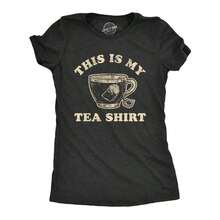 Women's T-Shirt "I'm Only Here To Set A Cover Story" - Funny And Sarcastic T-Shirt, Funny Women's T-Shirts, Cute Vintage Casual T-Shirt For Ladies, Gift - 黑色 - 查看 11