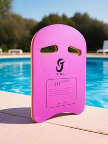 1/2pcs Swim Kickboard With Handle, Professional Swimming Training Board, Universal Design With Handle Kickboard, U-Shaped High Buoyancy EVA Foam Swimming Training Board, Non-Slip Swimming Learning Aid, Suitable For Beginners And All Swimmers - Multicolor - View 9