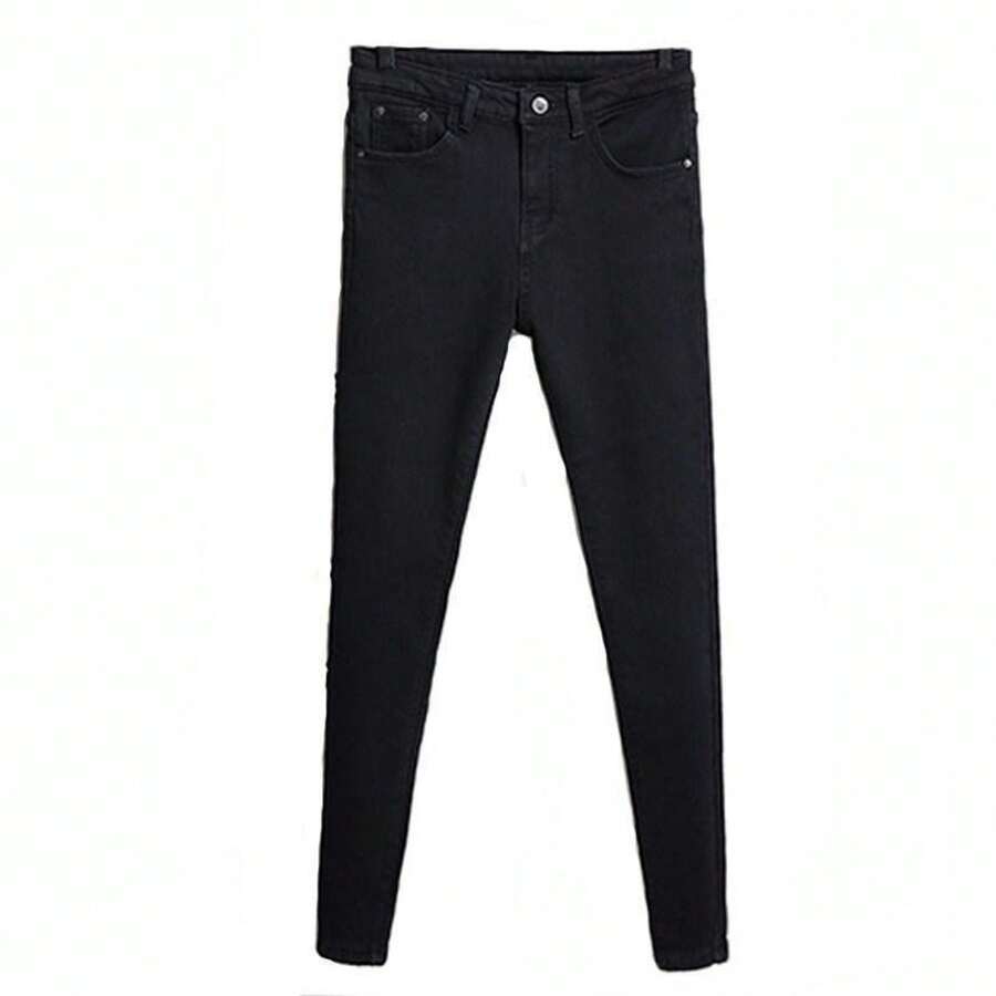 Women Jeans - 001 Black - View 1
