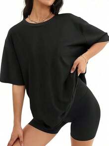 Women T-Shirts - Black - View 4