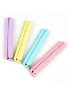 16 pièces Clips de scellage de sac alimentaire, clips de rangement pour aliments et collations en plastique de 3 tailles, convenant pour le pain, les collations, les céréales, la cuisine et le garde-manger. Clips de sac de scellage colorés - Version améliorée - Voir 5