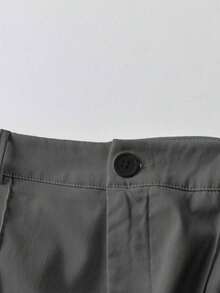 Pantalones blancos casuales/de trabajo para mujer - Gris Oscuro - Ver 5