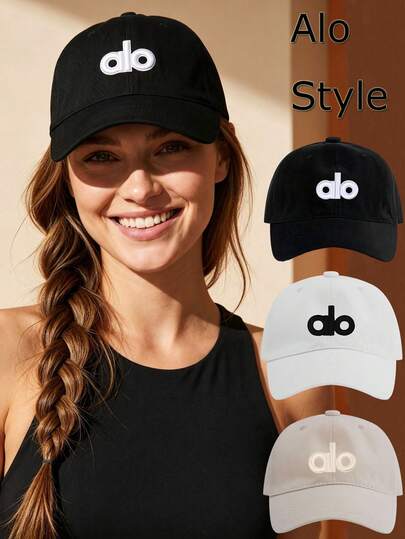1pc Casual Baseball Cap, Breathable Dad Hat, Adjustable Curved Brim Sun Hat, Flattering & Comfortable For All-Day Wear, Unisex Streetwear Outdoor