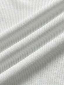 2 piezas Conjunto de camisola sin espalda ajustada para mujer, Camisola sin espalda de verano para mujer, Adecuado para el transporte diario, citas, fiestas, otoño/invierno/verano, Navidad, Año Nuevo, Acción de Gracias, fiestas, bodas, playa, ceremonias de graduación, de moda, elegante, casual, salidas, citas, reservas, transporte, brillante, Día de San Valentín, elegante, vacaciones, casual, Y2K, salidas, ceremonias de graduación y otras ocasiones. - Blanco - Ver 3