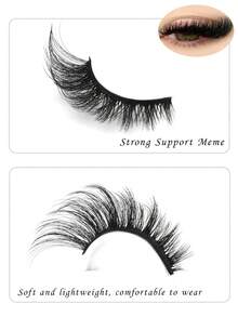 20 Pairs Of Thick False Eyelashes, Fluffy And Curled, Thick Eyelash Extension Makeup - View 6