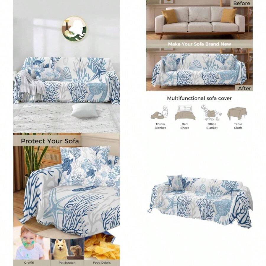 Futons - Blue and Gray - View 1
