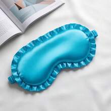 Silk Ruffle Sleep Eye Mask Eye Protection Travel Soft Sleeping Shading Eye Covers Multicolor Eye Patches For Woman Man - Multicolor - View 10