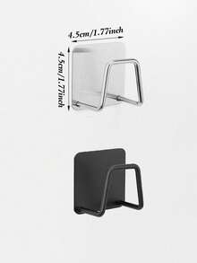 Estante de almacenamiento montado en la pared | Organizador colgante multifuncional, adecuado para cocina y baño, instalación sin perforación, perfecto para almacenar tablas de cortar y tapas de ollas, también se puede usar como estante para báscula inteligente y estante de almacenamiento práctico - Multicolor - Ver 8