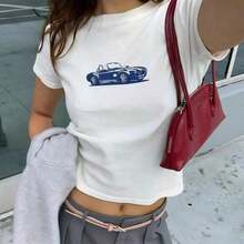 Women T-Shirts - White 9 - View 6
