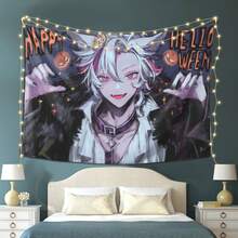 1 Fuwa Minato-Inspired Tapestry, Soft Material Protects The Wall, Is The Best Choice For Home Decoration, Suitable For Japanese-Style Tatami Space With Bright And Harmonious Colors, No Pilling Or Shrinkage, Lightweight And Easy To Hang - 1PC - 查看 2