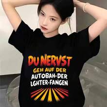 Women T-Shirts - Black - View 9