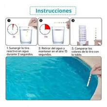 50 Pool Test Strips 6 In 1 Chlorine PH Etc - 1 - View 5