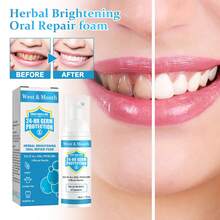 MMRC Pasta Dental Blanqueadora Herbal West&Month, Mousse que Elimina el Mal Olor Bucal, Quita Manchas y Blanquea los Dientes.FNYT DS8J - 1 - Ver 7