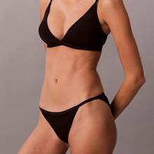 Calvin Klein Ideal Cotton String Bikini QD5170 - 黑色 - 查看 5