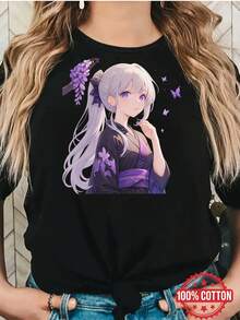 Women T-Shirts - [White] - View 7