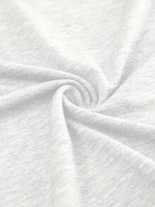 Plus-Size Women'S Printed T-Shirt - White - View 5