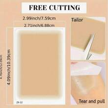 Waterproof Tattoo Cover Stickers, 5pcs/7pcs Scar Cover Tape, Tattoo Cover Patch, Natural Skin Tone Sticker, Burn Scar Cover, Surgical Scar Cover, Waterproof Body Patch, Temporary Concealer Sticker, Body Makeup Cover Patch - View 3