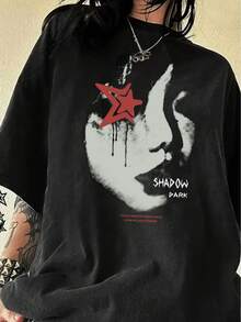 Women T-Shirts - Black - View 1