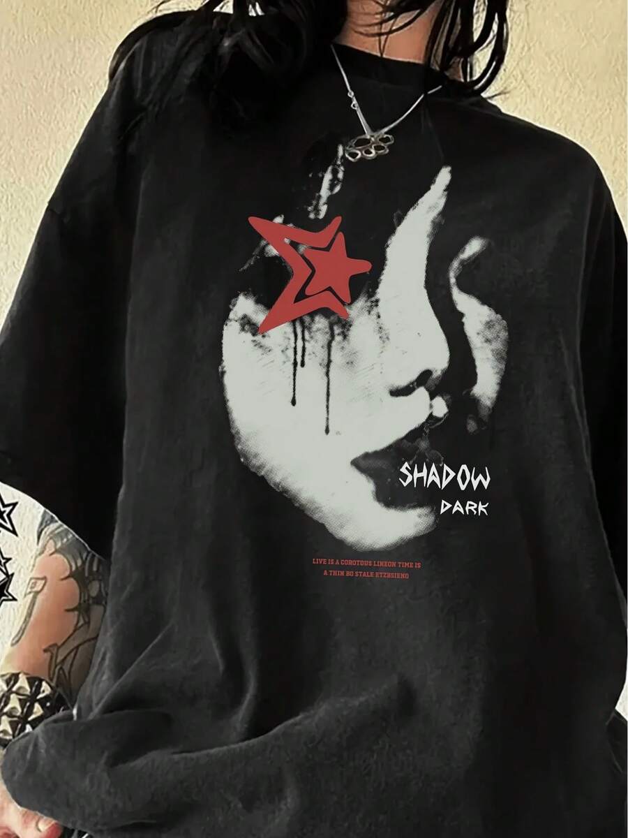 Women T-Shirts - Black - View 1