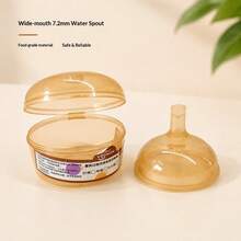 Tapusen 2026新款PPSU寬口餵奶瓶，適用於新生兒與嬰兒，8oz/10oz，仿真乳頭，防脹氣，附手把便攜式嬰兒杯，防漏，適用於奶粉、水、果汁，輕巧且可重複使用，適合旅行、戶外與居家使用 - 彩色 - 查看 4