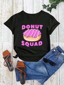 New Loose And Casual Summer T-Shirt For Women With Print. Suitable As A Gift. Women's T-Shirt. Elegant Blouses. Boho Chic. Soft, Breathable, And Comfortable Women's Top, Ideal For Spring, Summer, And Autumn, Perfect For Vacations, Travel, And Everyday Wear. - 黑色 - 查看 6