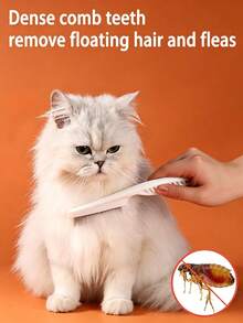 2pcs Pet Grooming Brush Set, Pet Deshedding Brush, Flea And Undercoat Remover, Easy One-Click Deshedding Tool For Dogs And Cats, Pet Brush - Multicolor - View 5