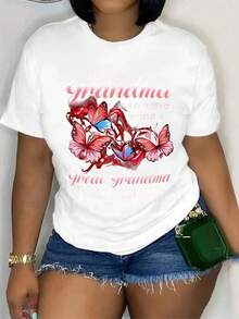 Unisex Short-Sleeved T-Shirt, AdvancedTexturePrintedPatternWomen'sFashionableWomen'sT-Shirt - Comfortable And Relaxed, Round Neck, Suitable For All Seasons, Elegant Casual Top, Locally Shipped, Summer Top, Elegant T-Shirts For Men, , ,  For Women, Romwe For Men, Boho Chic, Teachers Gifts, T-Shirt For Curvy Women's Outfits For Women, Y2k, - 白色 - 查看 6