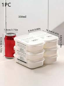White Refrigerator Storage Box, PP Material Airtight Food Container With Lid, Suitable For Storing Fruits, Vegetables, Meat, Steaks And Other Kitchen Refrigerator Foods - Multicolor - View 10