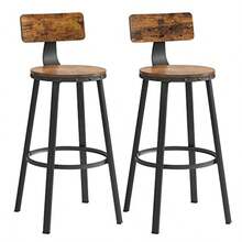 Kitchen Chairs - Marrn Rstico Negro - View 2