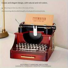 Typewriter Shaped Music Box Wind-Up Music Box Vintage Nostalgic Desktop Creative Birthday Gift Graduation Season Holiday Gift - Typewriter-shaped Ornament - View 5
