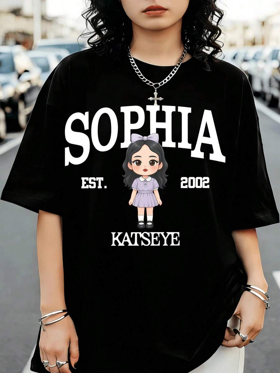 Women T-Shirts - Black - View 1