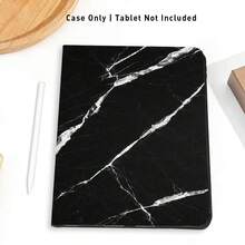 Motif Marmer, 1 buah Casing Pelindung Tablet/Desktop Flip Cover dengan Slot Pena, Kompatibel dengan Apple Generasi ke-10/ A16 Generasi ke-11/ Air 11/ 5/ 9/ Air/ Pro Generasi ke-11/ Air 8 (M4) 2026 (11/13 Inci) Casing Pelindung - MultiWarna - View 8