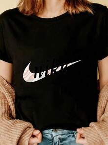 Women T-Shirts - Black - View 3