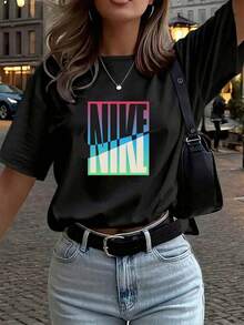 Women T-Shirts - Black - View 6
