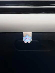1个可爱星形汽车挂钩，创意汽车内饰手套箱挂钩，女士汽车挂包收纳架，前排乘客座椅挂钩 - A - 查看 8