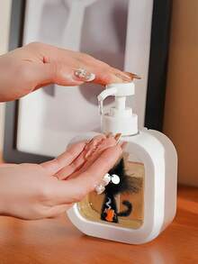 Bình đựng xà phòng dưỡng ẩm hình mèo đen - Bình đựng xà phòng dễ thương, thích hợp cho phòng tắm và bồn rửa nhà bếp, lý tưởng cho lễ Halloween và sử dụng hàng ngày. Bơm xà phòng lỏng, bình đựng xà phòng bồn rửa nhà bếp, chai bơm xà phòng, trang trí màu đen, phụ kiện phòng tắm độc đáo, thiết kế hình mèo đen, công thức lâu trôi, món quà tuyệt vời cho chủ nhà và người yêu mèo. - Nhiều màu - Xem 5